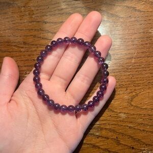Amethyst Beaded Bracelet